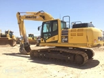 Side of  used Komatsu Excavator